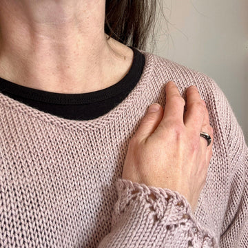 Machine Knit Winter in the City Sweater