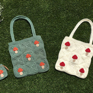 MUSHROOM TOTE BAG and Pouch