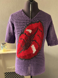 Luscious Lips Mesh Top