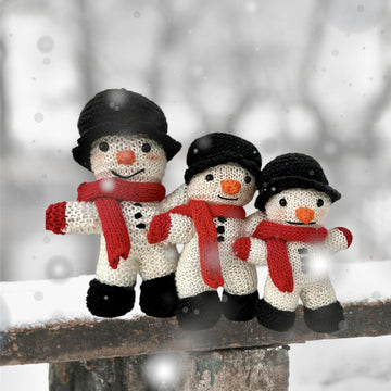 Snowman Knitting Pattern