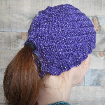 Reflective Ponytail Hat
