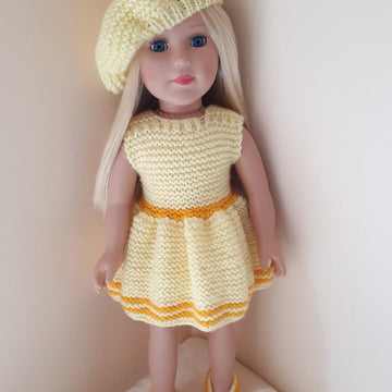 Lemon Dress for Doll