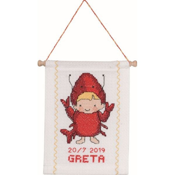 Permin Cancer Baby Star Sign Cross Stitch Kit