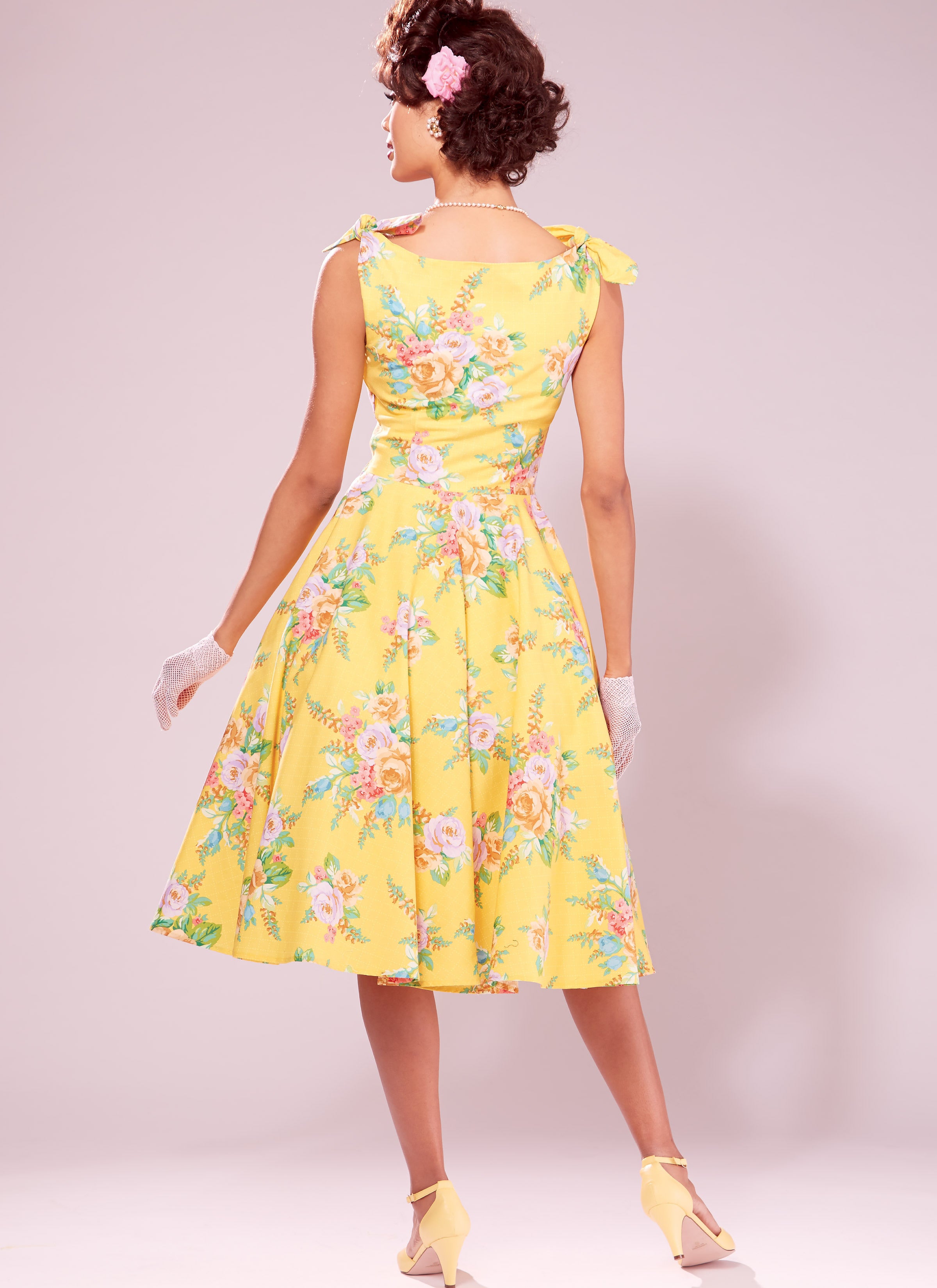 McCall's Misses' Lined Flared Dresses with Petticoat M7599 - Sewing Pattern