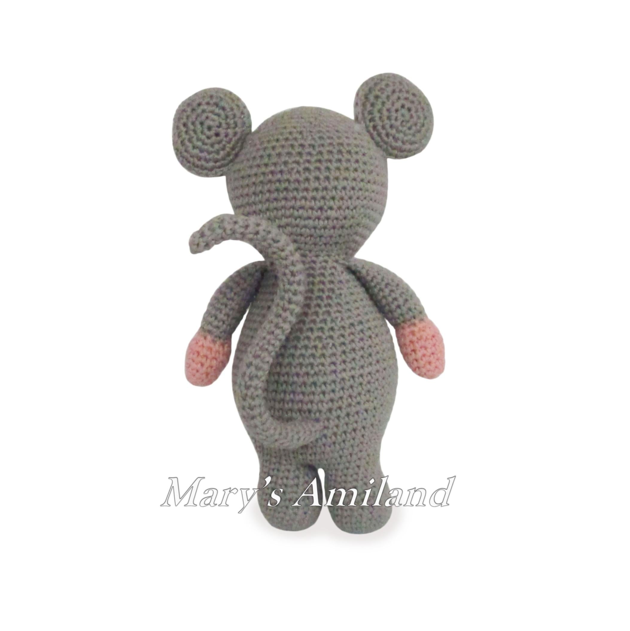 Julius Mouse the Ami - Amigurumi Crochet Pattern
