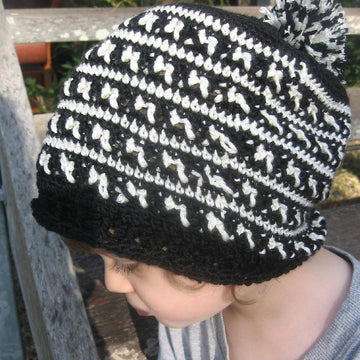 Black Ice Slouchy Hat