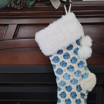 Joyful Textures Christmas Stocking