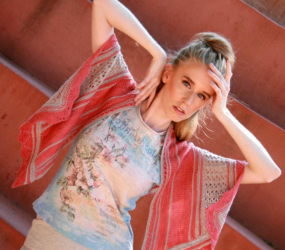 Coral Sands Shawl