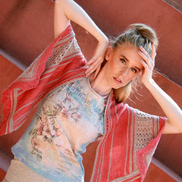 Coral Sands Shawl