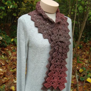 Lacy Keyhole Scarf - PA-330
