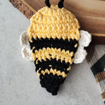 Crochet Bee Applique