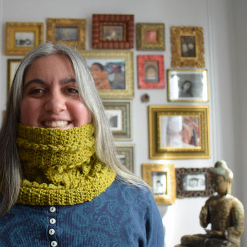 Warm and Textured 1-Skein Cowl