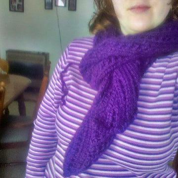 Crooked Eyelets Scarf