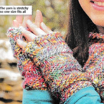 Chunky Scarf and Gloves