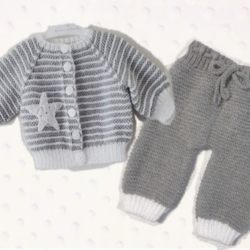 RHYS HENRY Baby Cardigan and pants