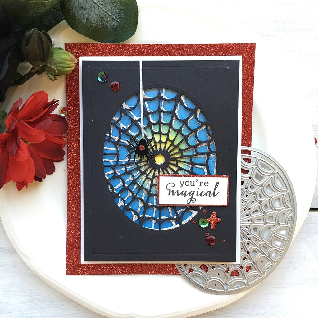 Hero Arts Fancy Dies - Spider Web Window