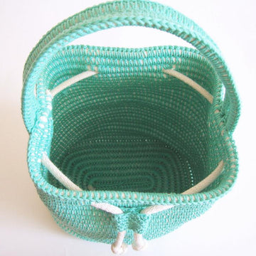 Drawstring bag.