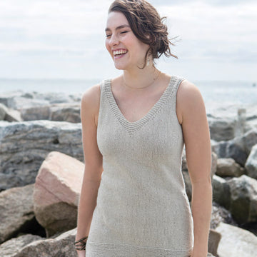 Kai Top in Berroco Indigo - Downloadable PDF