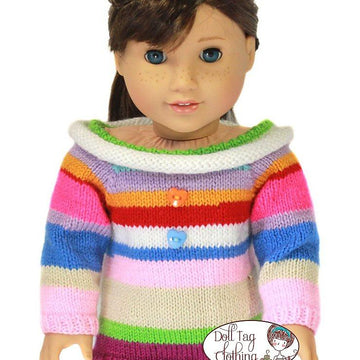 Offline Sweater for 18 inch Dolls