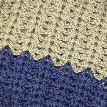 Wide Colorblock Scarf