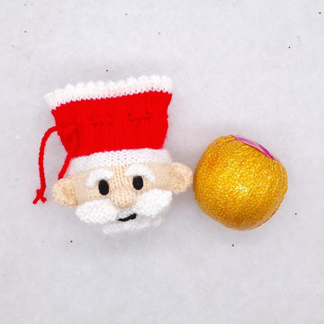 Chocolate Orange Sack Gift Bags - Santa & Reindeer