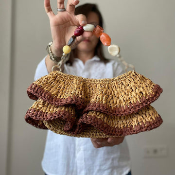 Raffia Toss Bag