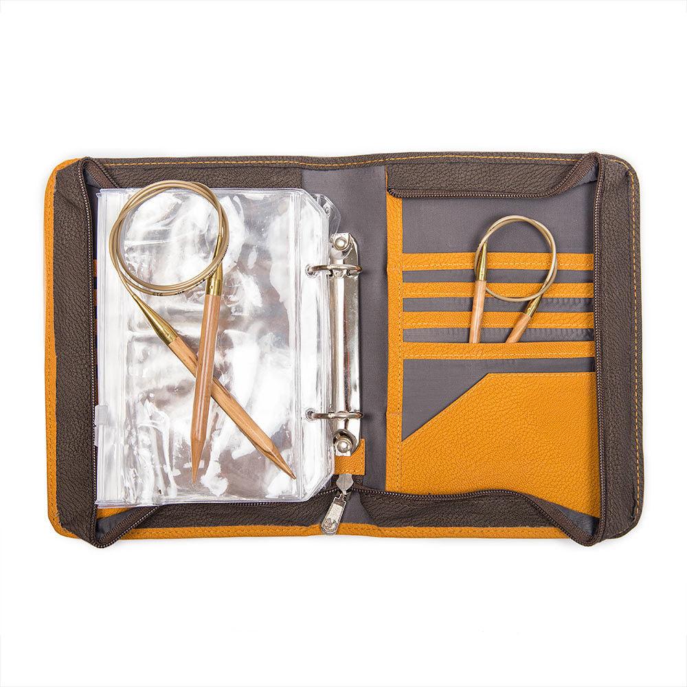 KnitPro Faux Leather Storage Solutions Danube Series Fixed Circular Needle Case