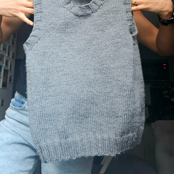 Simple sweater vest