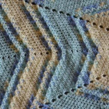 Textured Star Baby Afghan