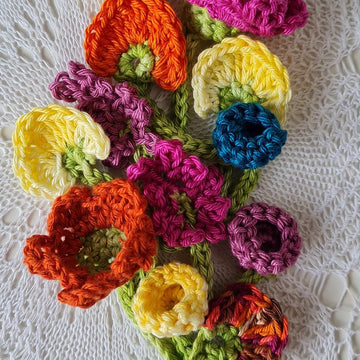 Framed Flower Brooches