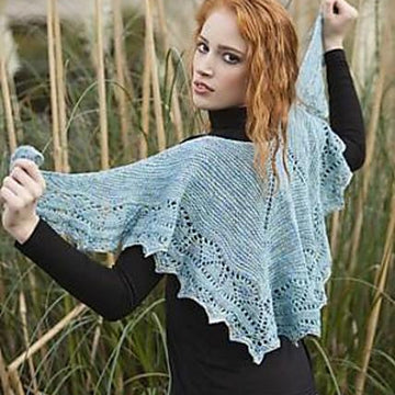 Lydia Crescent Lace Shawl