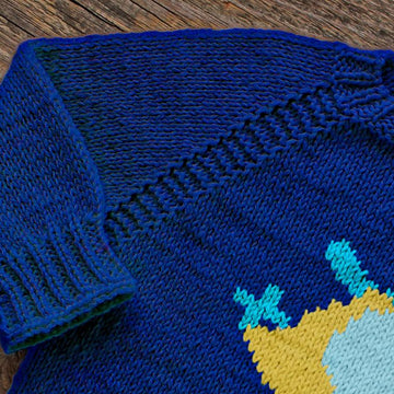 Knit Pullover "Helicopter"