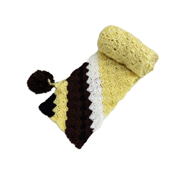 Yellow Brown Scarf C2C