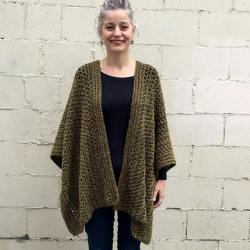 Crochet Ruana Pattern: Really-Caught-My-Eye Ruana