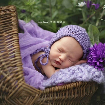 Chevron Lace Bonnet W