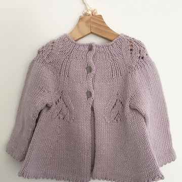 Tulip Time Cardigan in Debbie Bliss Baby Cashmerino BJ32