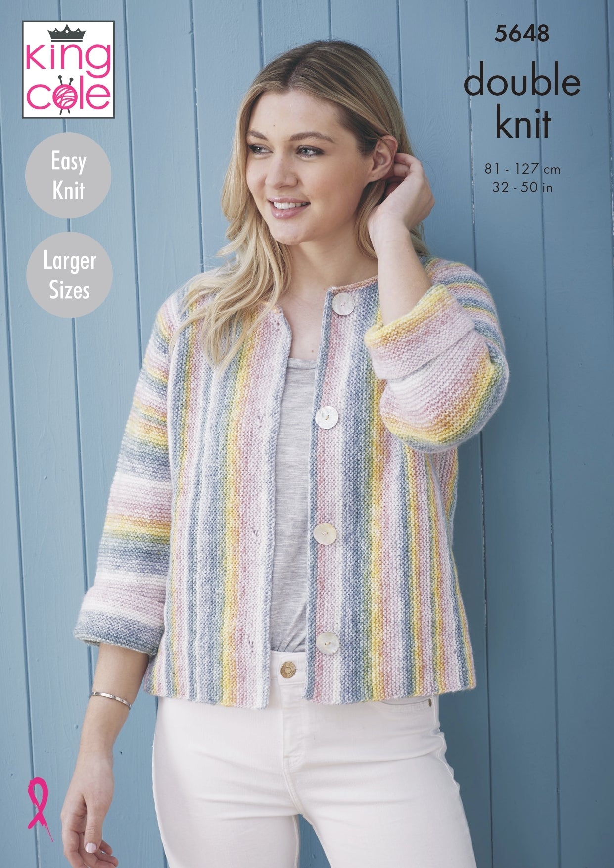 Cardigans Knitted in King Cole Bramble DK - 5648 - Downloadable PDF