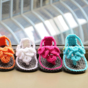 Crocodile Stitch Baby Sandals