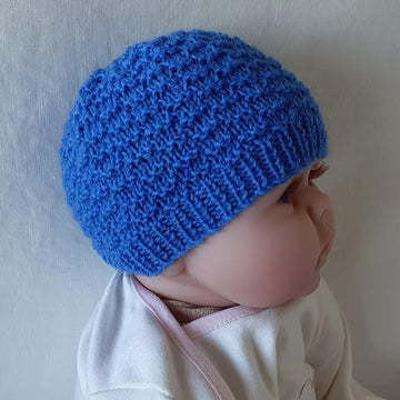 Andy - Baby’s 4ply textured Beanie