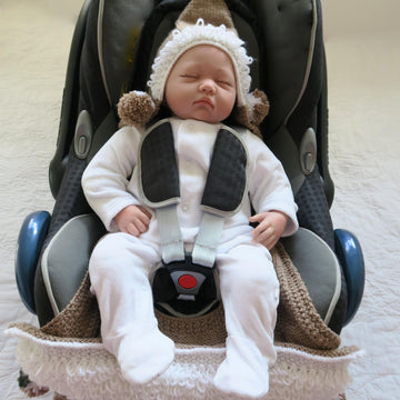Christmas Pudding Baby Car Seat Blanket & Toy