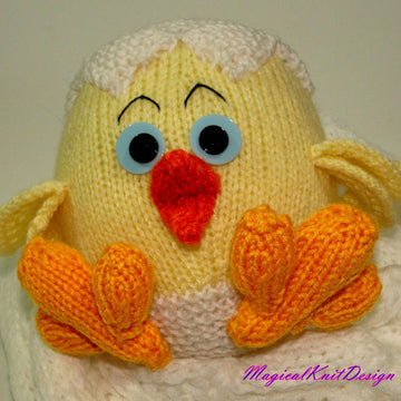 Billy the chick - Magicalknit knitting pattern