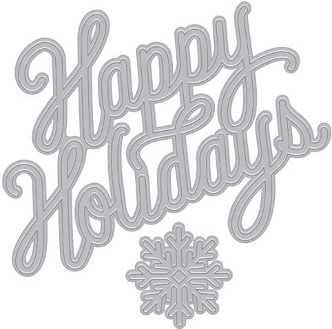 Hero Arts Fancy Dies - Holiday Message