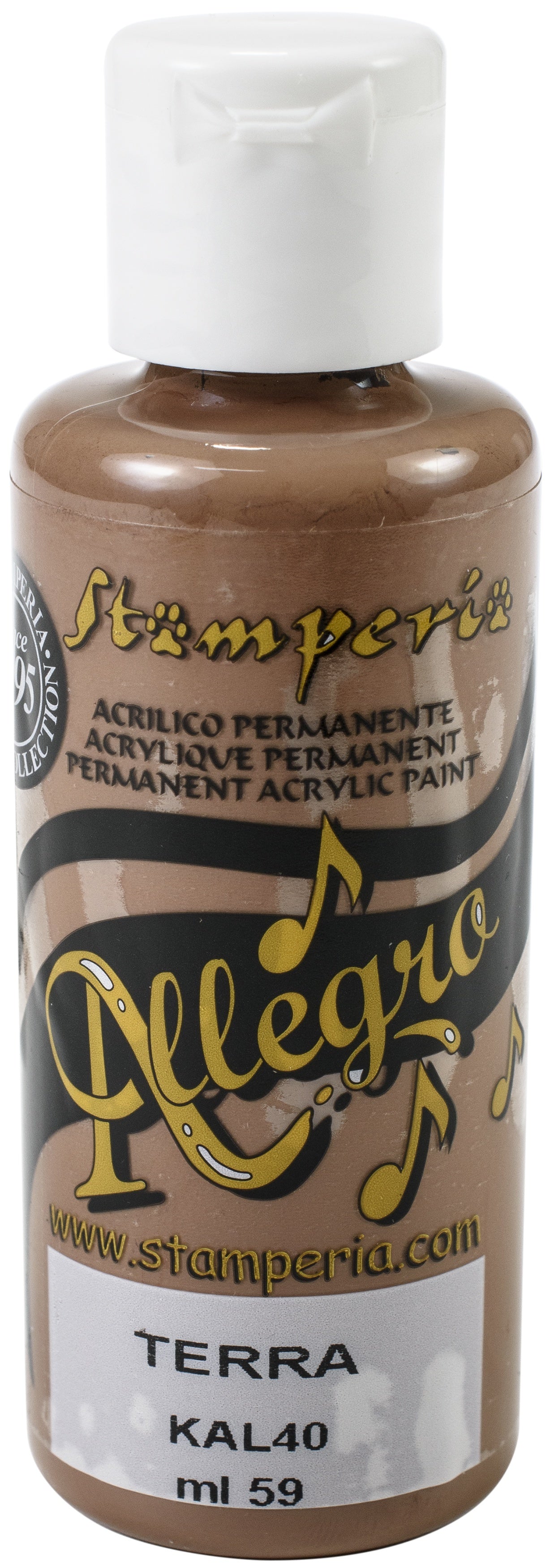 Stamperia Intl Stamperia Allegro Paint 59ml - Hearth Brown