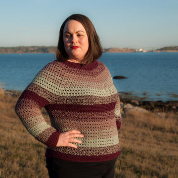 Top Down Winter Sweater