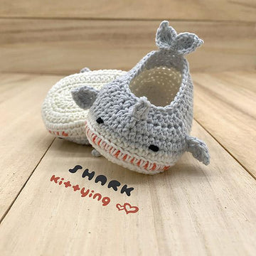 Shark Baby Booties by Kittying