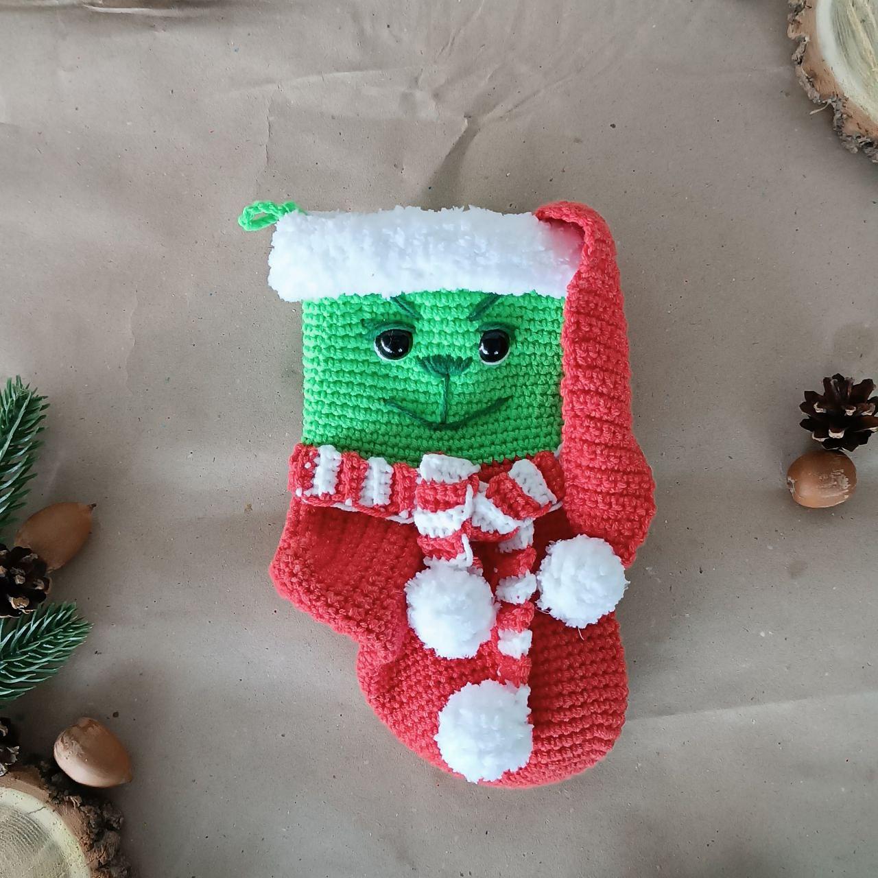 Christmas sock Grinch
