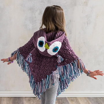 Hooded Owl Poncho