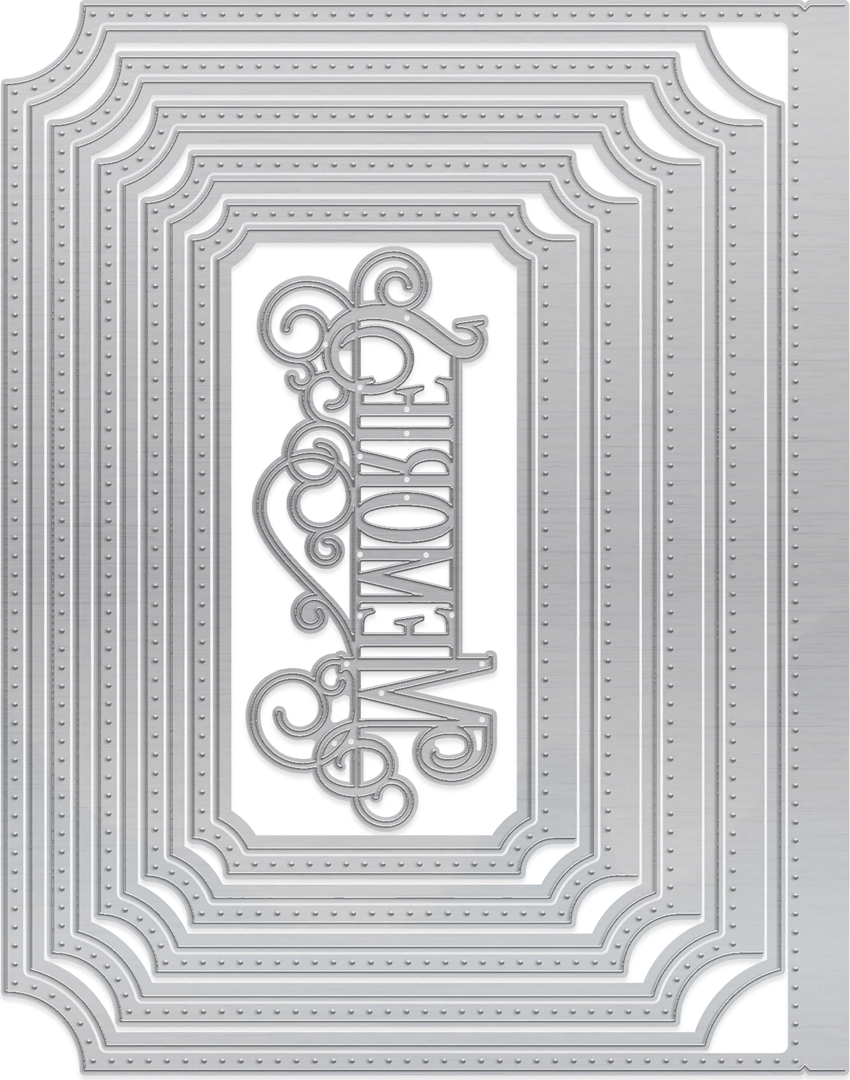 Tonic Studios Verso Dimensions Dies 11/Pkg - Keepsake Book Maker-Base Creator