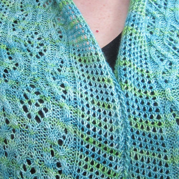 Bellinna Cable Lace Shawl
