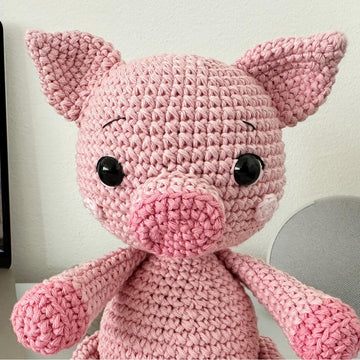 Pig Amigurumi Crochet Pattern PDF – Pig Soft Toy, Stuffed Animal Tutorial